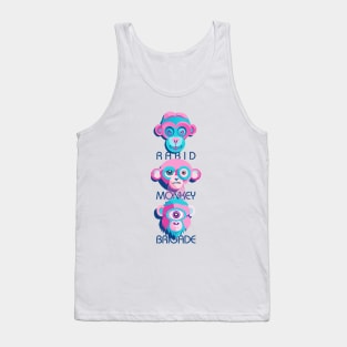 Rabid Monkey Brigade für anime Fans Tank Top